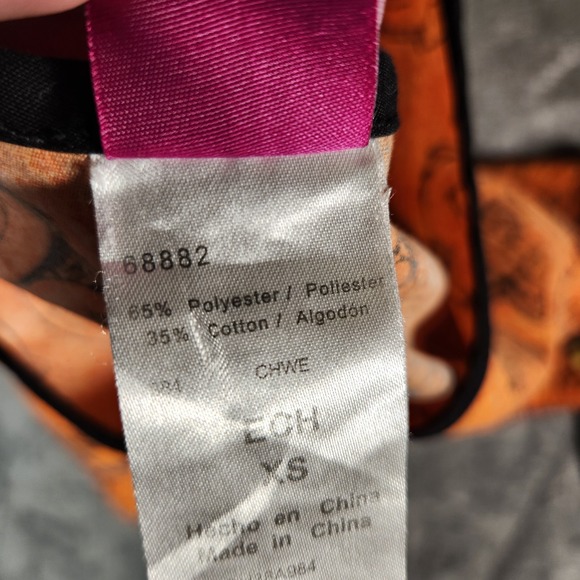 Disney‎ Happy Halloween Orange Cheshire Cat Medical Scrub Top Size XS - Picture 5 of 10